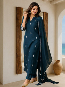 aurbhi Women Kurti Pant Dupatta Set