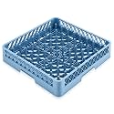 Aurelema 1 Pack Commercial Dishwasher Tray Rack, Peg Dish, Blue