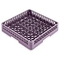 Aurelema 1 Pack Commercial Dishwasher Tray Rack, Peg Dish, Purple