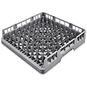 Aurelema 1 Pack Commercial Dishwasher Tray Rack, Peg Dish Opening, Gray