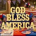 Aurelema 15 Pcs Veterans Day Decorations God Bless America Letter Lights
