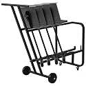Aurelema Music Stand Storage Cart Metal Portable,12-Stand Capacity