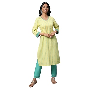 Aurelia Cotton Women Kurta with Pant