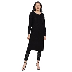 Aurelia Womens Cotton Blend Regular Kurta