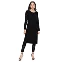 Aurelia Women39s Cotton Blend Regular Kurta