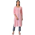 Aurelia Women39s Cotton Regular Fit Casual Kurta