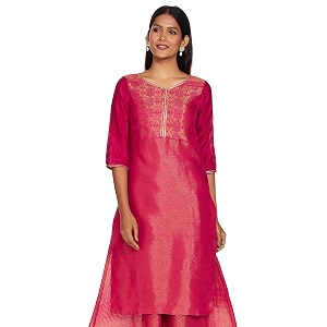 Aurelia Womens Rayon Regular Fit Solid Regular