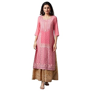 Aurelia Womens Viscose Regular Fit Floral Regular