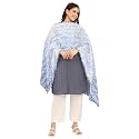 Aurelia Women39s White Floral Printed Pure Cotton