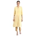 Aurelia Women Cotton Blend Regular Fit Yarn-Dyed