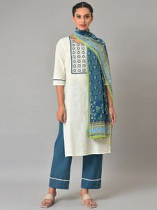 Aurelia Women Kurta Palazzo Dupatta Set