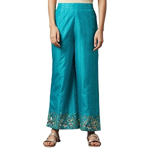 Aurelia Women Strechable Palazzo Straight Fit Pant