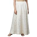Aurelia Women Polyester Printed Strechable Maxi Skirt