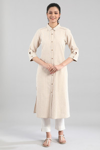 Aurelia Women Striped Straight Kurta