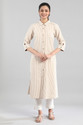 Aurelia Women Striped Straight Kurta