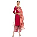 Aurelia Womens Rayon Kurta With Palazzo amp