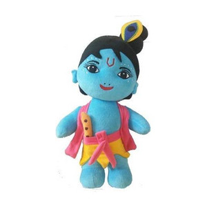 aurelio marco supersoft 14 inch lord krishna soft toy  - 13 cm