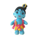 Aurelio Marco Supersoft 14'' Inch Lord Krishna Soft Toy  - 13 cm