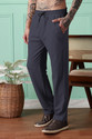 Aurenza Men Solid Grey Track Pants