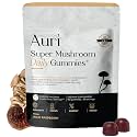 Auri Nutrition Super Mushroom Gummies - 12 Functional Mushrooms - 60 Count