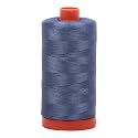 Aurifil A1050-1248 Solid 50wt 1422yds Dark Grey Blue Mako Cotton Thread