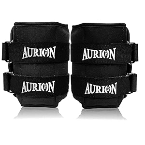 aurion neoprene wristankle weights pro quality adjustable leg weights on ankleswirst for walking  running or hands for strength training exercise for men and women 25 kg x 2