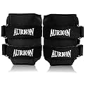 Aurion Neoprene Wrist/Ankle Weights Pro Quality Adjustable Leg Weights on Ankles/Wirst for Walking + Running Or Hands for Strength Training Exercise for Men and Women 2.5 kg x 2