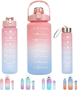 aurliqo ok-3200ml 3200 ml water bottles set of 3 multicolor