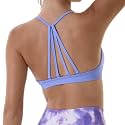 AUROLA Mercury Backless Strappy Workout Sports Bra for Women