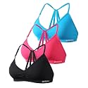 AUROLA Mercury Backless Strappy Workout Sports Bra for Women