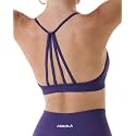 AUROLA Mercury Backless Strappy Workout Sports Bra for Women