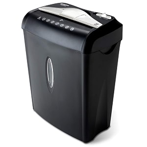 aurora au875xa 8-sheet crosscut paper and credit card shredder with 37-gallon wastebasket