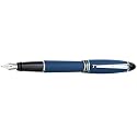 Aurora Ipsilon Satin Blue Extra Fine Point Fountain Pen - AU-B10B-EF