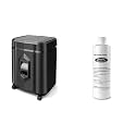 Aurora Professional Grade AU125MA 120-Sheet Auto Feed & SL16 Professional Grade Synthetic Shredder Oil, 16 Oz Flip-Top Leak Proof Bottle, Synthetic Shredder Oil 16 oz. Bottle