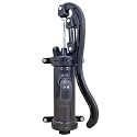 Aurum PVC Manual Water Hand Pump Pitcher - Extra Strong Plastic for 50 Feet, Wall Mount for Home Garden Borewell Yards Ponds (Black, Hole Size: 1 Inch, 12 Lpm)