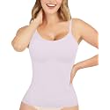 AURUZA Women's Shapewear Tummy Control Scoop Neck Camisole Tops for Women Seamless Compression Tank Top Regular and Plus Size