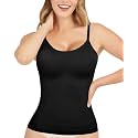 AURUZA Women's Shapewear Tummy Control Scoop Neck Camisole Tops for Women Seamless Compression Tank Top Regular and Plus Size
