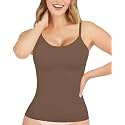 AURUZA Women's Shapewear Tummy Control Scoop Neck Camisole Tops for Women Seamless Compression Tank Top Regular and Plus Size