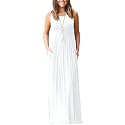 AUSELILY Women's Summer Sleeveless Loose Plain Casual Long Maxi Dresses