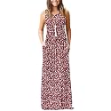 AUSELILY Women's Summer Sleeveless Loose Plain Casual Long Maxi Dresses