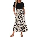 AUSELILY Womens Summer Dresses 2025 Short Sleeve