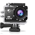 AUSHA® 4K Vlogging Camera with 16.0 MP Image, 4K @ 30 FPS Video, Support 32 G TF Card, 170 Degree Angle, Support Wi-Fi