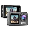 AUSHA 5K Action Camera with Dual Touch Screens | 48MP | Underwater Waterproof 30M | WiFi | EIS Stabilization | 170° Wide-Angle Lens | Remote Control | 256GB SD Card Support | for Vlog &amp; Travel