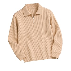 AUSK Mens Cotton Blend Rib Knit Textured