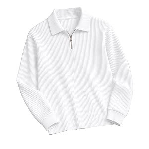 AUSK Mens Cotton Blend Rib Knit Textured