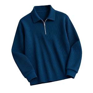 AUSK Mens Cotton Blend Rib Knit Textured