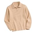 AUSK Men39s Cotton Blend Rib Knit Textured
