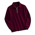 AUSK Men39s Cotton Blend Rib Knit Textured