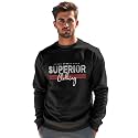 AUSK- Men39s Fleece Oversized Printed Sweatshirt