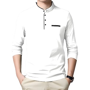 ausk men t-shirt with full sleeve cotton blend fabric